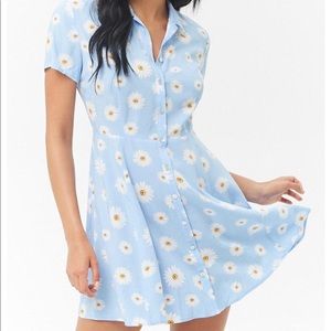Women’s Forever 21 Daisy Dress Baby Blue Size M